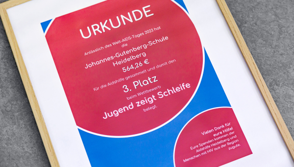 3. Platz mit Spenden