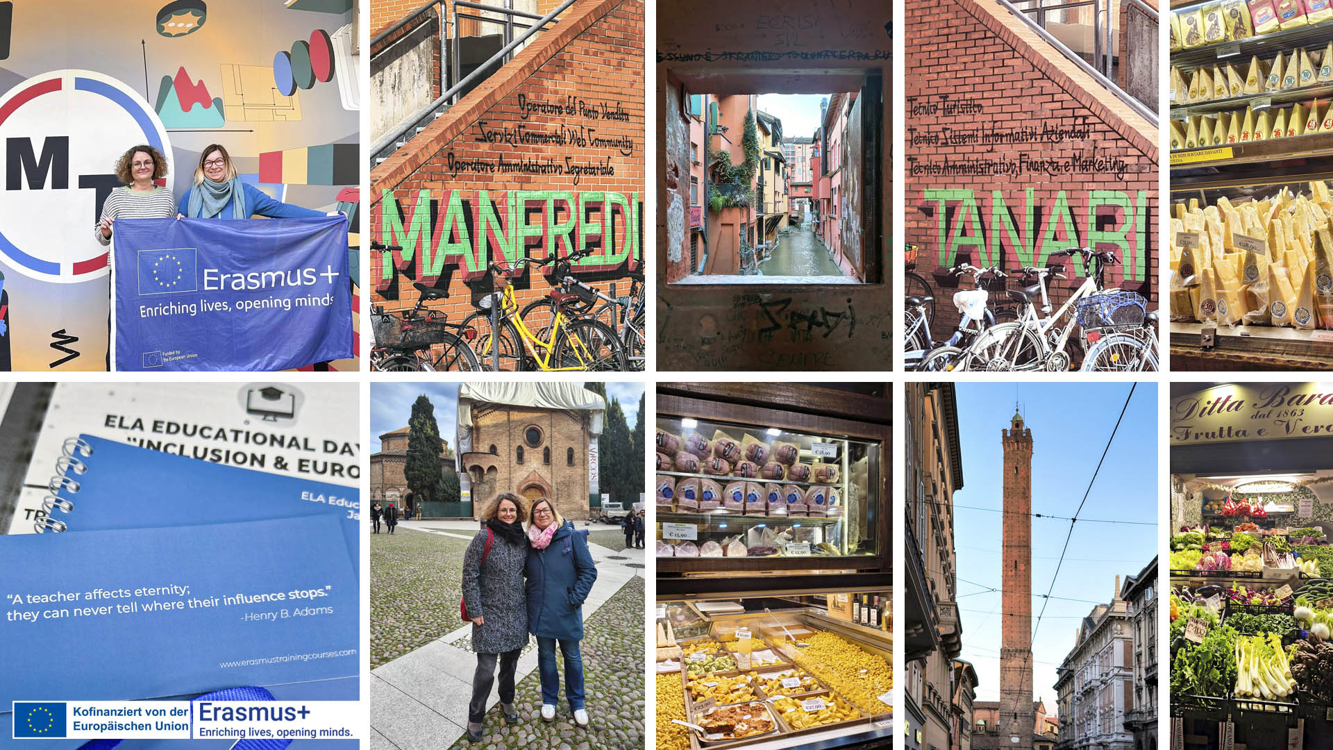 Erasmus+-Fortbildung in Bologna